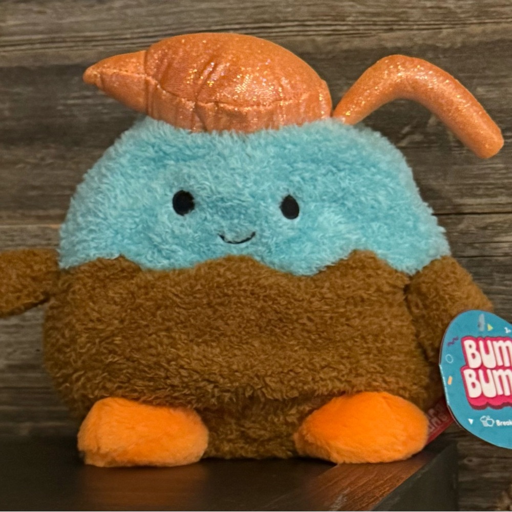 NWT Colton Coffee Pot 7.5” BumBumz Plush Toy